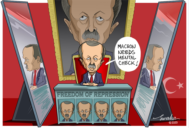 Caricature Erdogan